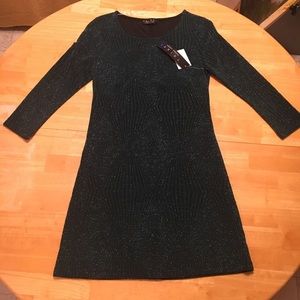 Dark green sparkly Trixxi dress, size M, NWT, $25
